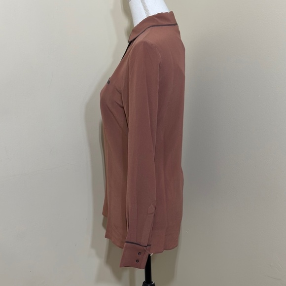 Day Bigger et Mikkelsen woman’s %100 silk shirt size 34 🇬🇧 Medium - Picture 2 of 7